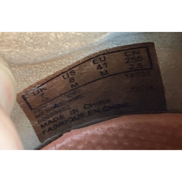 Clarks Unstructured Mens Shoes Oxfords Size 8 Brown Genuine Leather Comfort - Picture 6 of 10